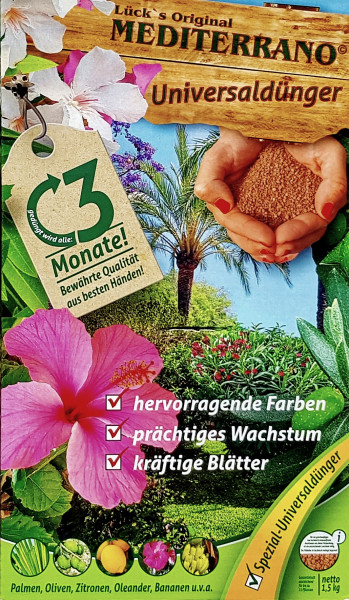 Spezial Dünger 1,5 für Mediterrane Pflanzen